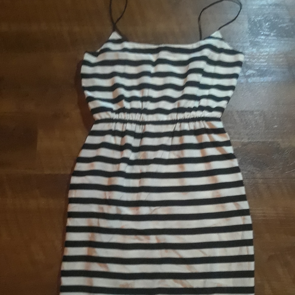 J.Crew Black and White striped dress - Picture 8 of 8